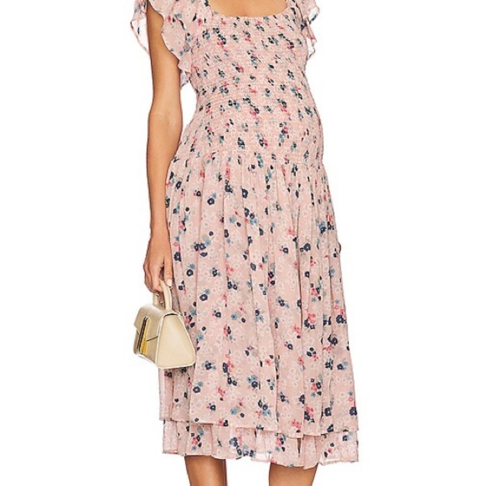 Hatch The Cosette Maternity Dress in Spring Bloom Floral Size 3